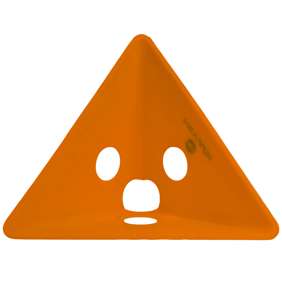 Cono Triangular de Polietileno con Huecos de 12CMS M30245-12-VER MIYAGI