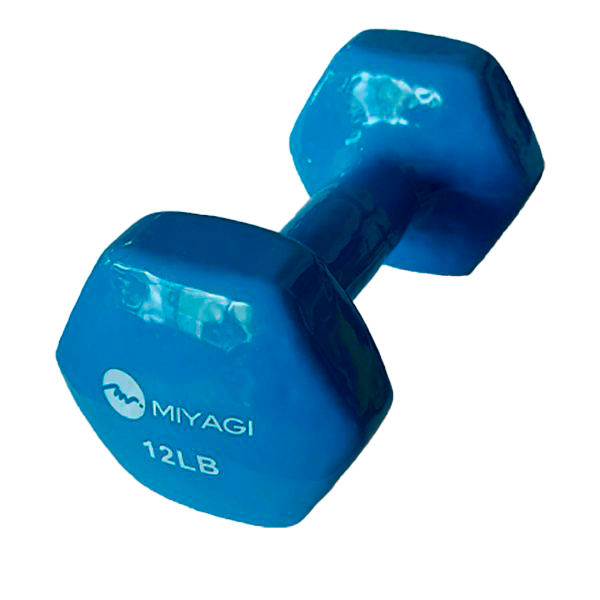 Mancuerna Forrada Pvc 12LBS Miyagi