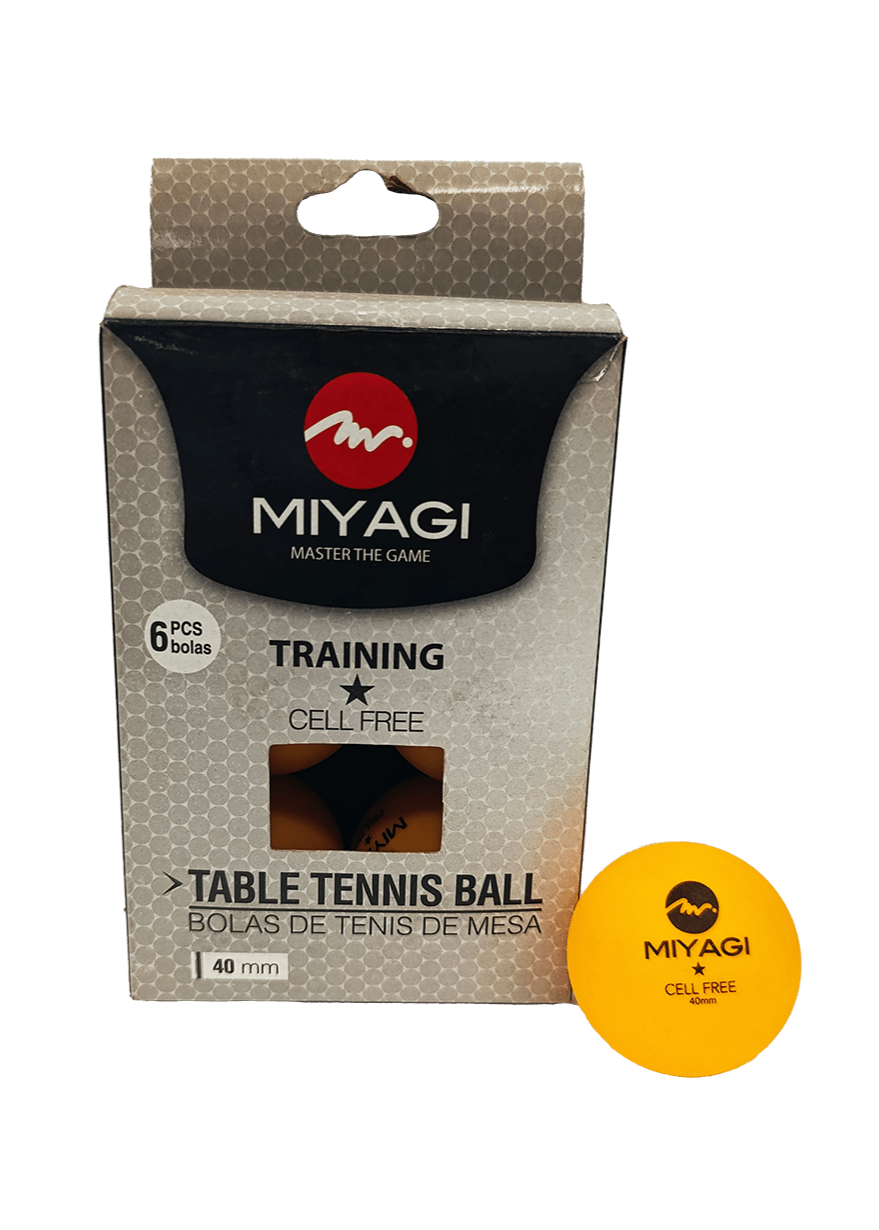 Bola de Tenis De mesa Training 1 Miyagi TT-9901 Colombia original 1 estrella naranja