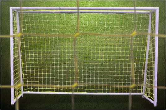 Malla Fútbol sala Amarillo oro de 4mm Miyagi MNET05 - MIYAGI COLOMBIAAmarillo