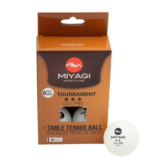 Bolas de Tenis de Mesa Tournament 3 Estrellas TT-9903