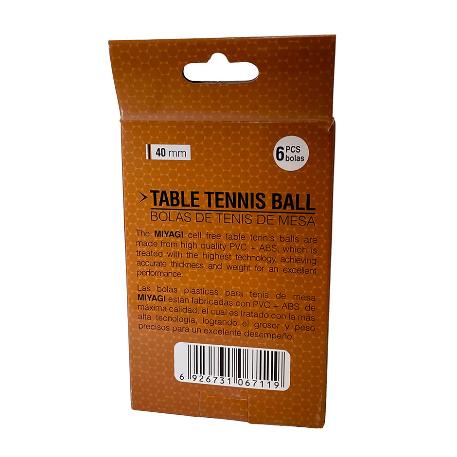 Bolas de Tenis de Mesa Tournament 3 Estrellas TT-9903
