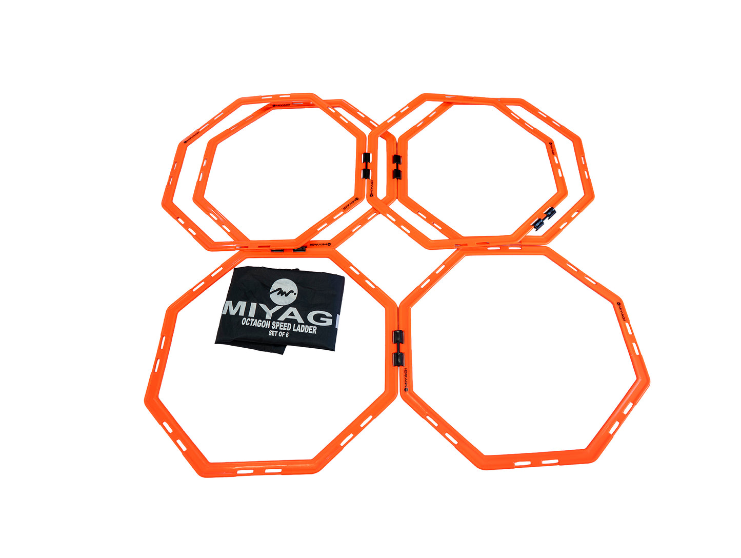 SET ESCALERA 6 OCTAGONOS PLAST  MIYAGI