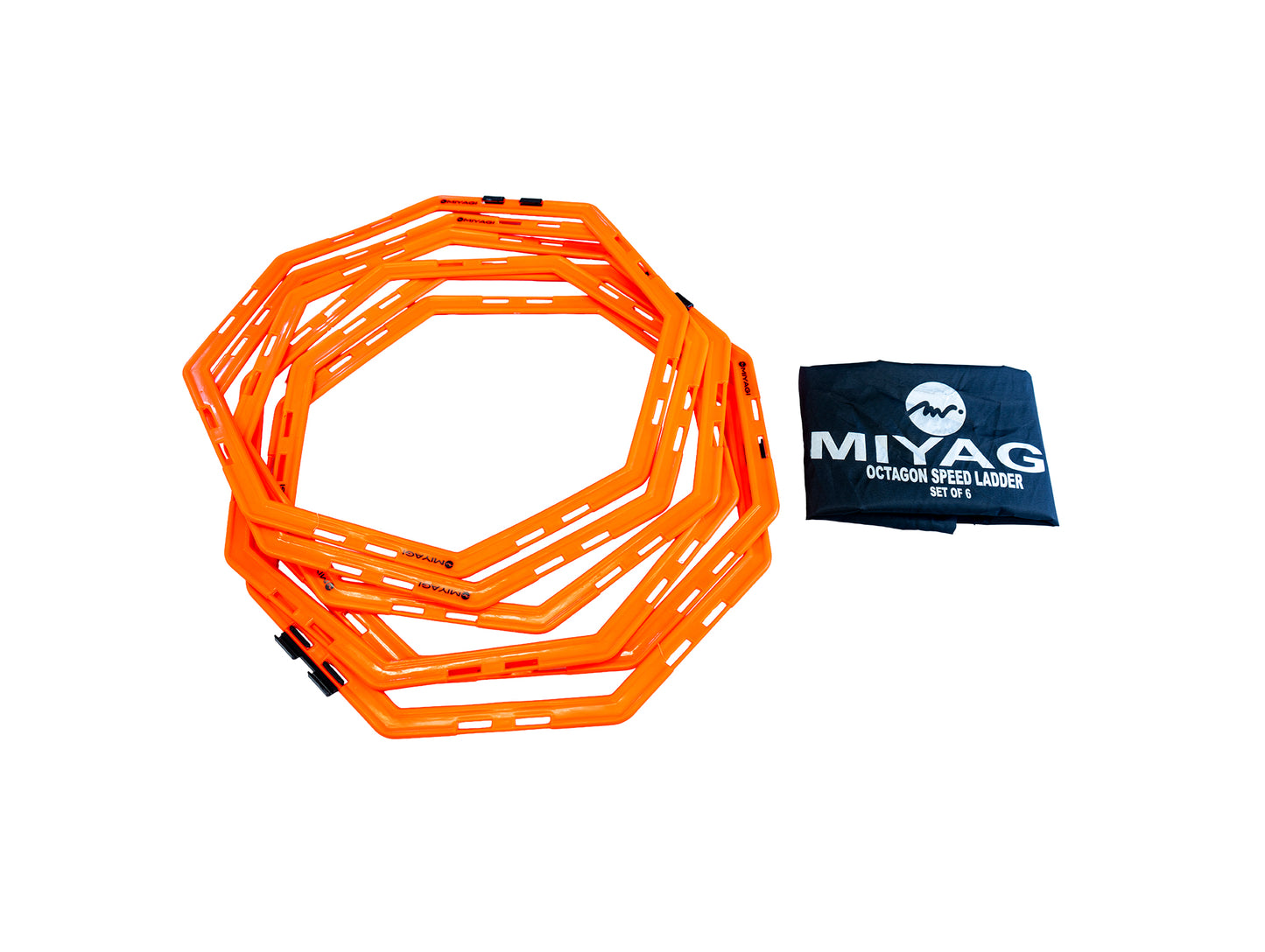 SET ESCALERA 6 OCTAGONOS PLAST  MIYAGI