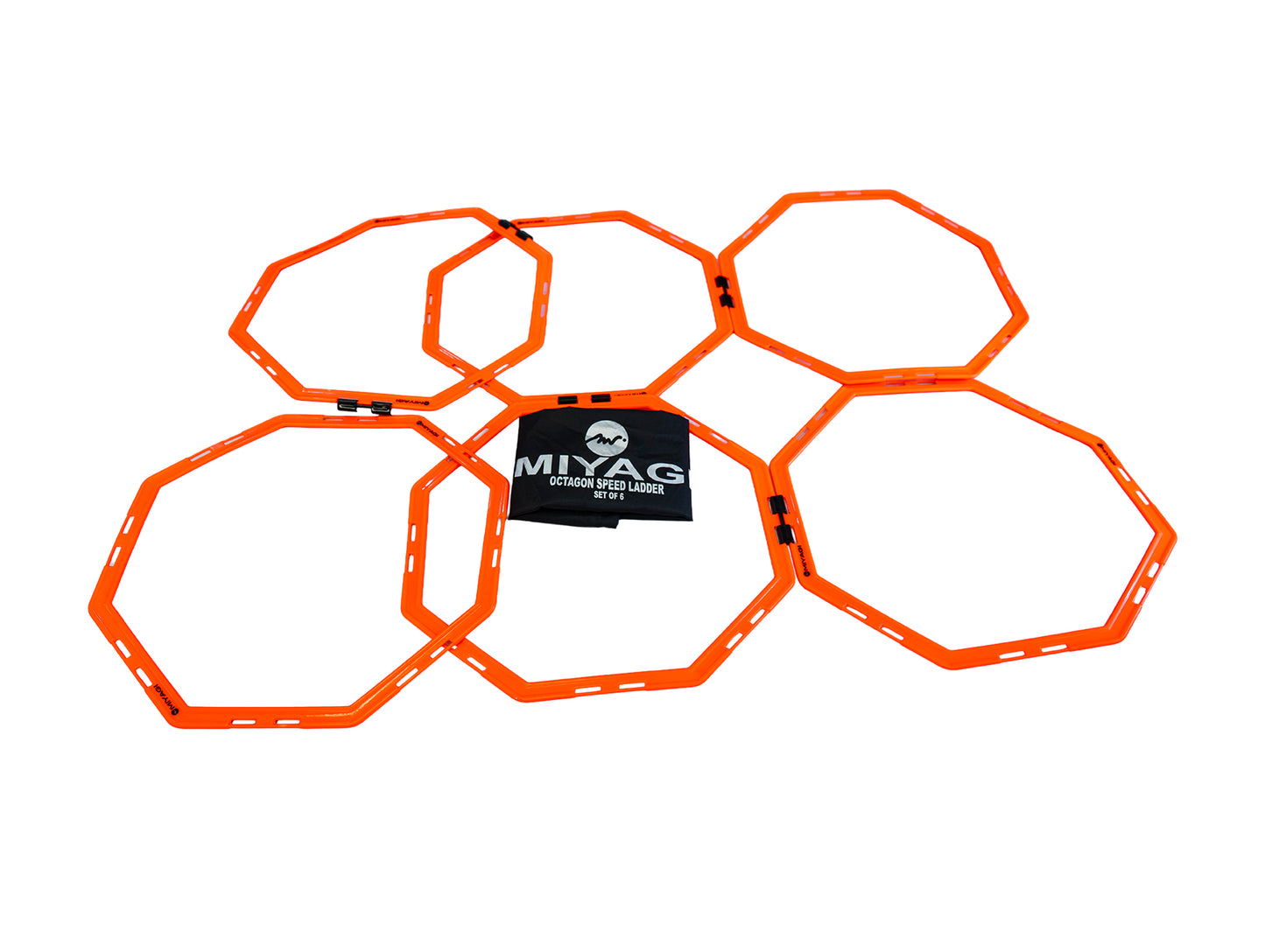 SET ESCALERA 6 OCTAGONOS PLAST  MIYAGI